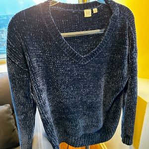 GAP Dark Blue Chenille Sweater